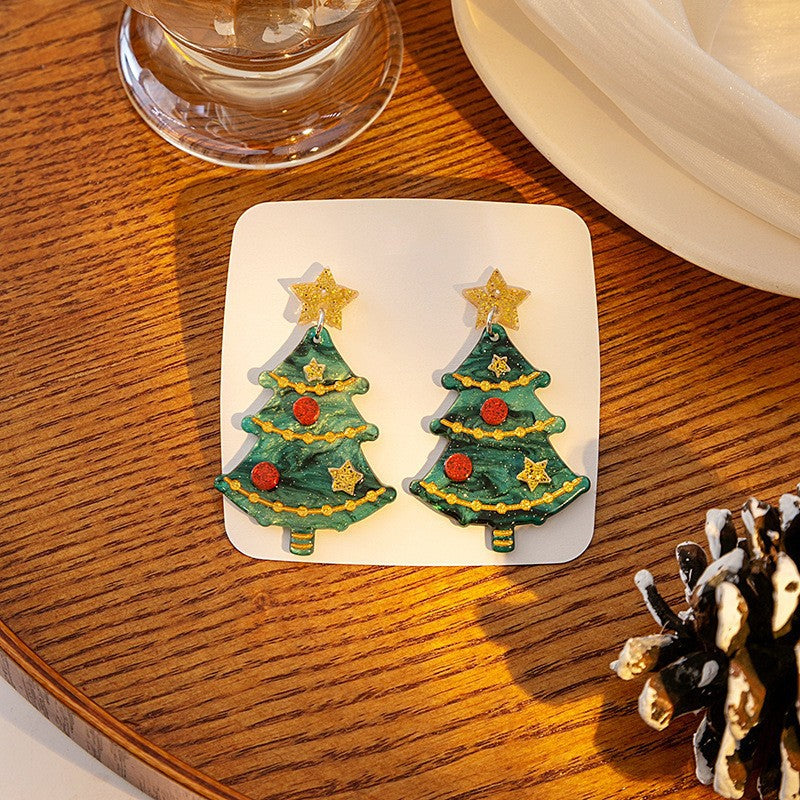 Alloy New Christmas Personalized Earrings MIC-QingH014