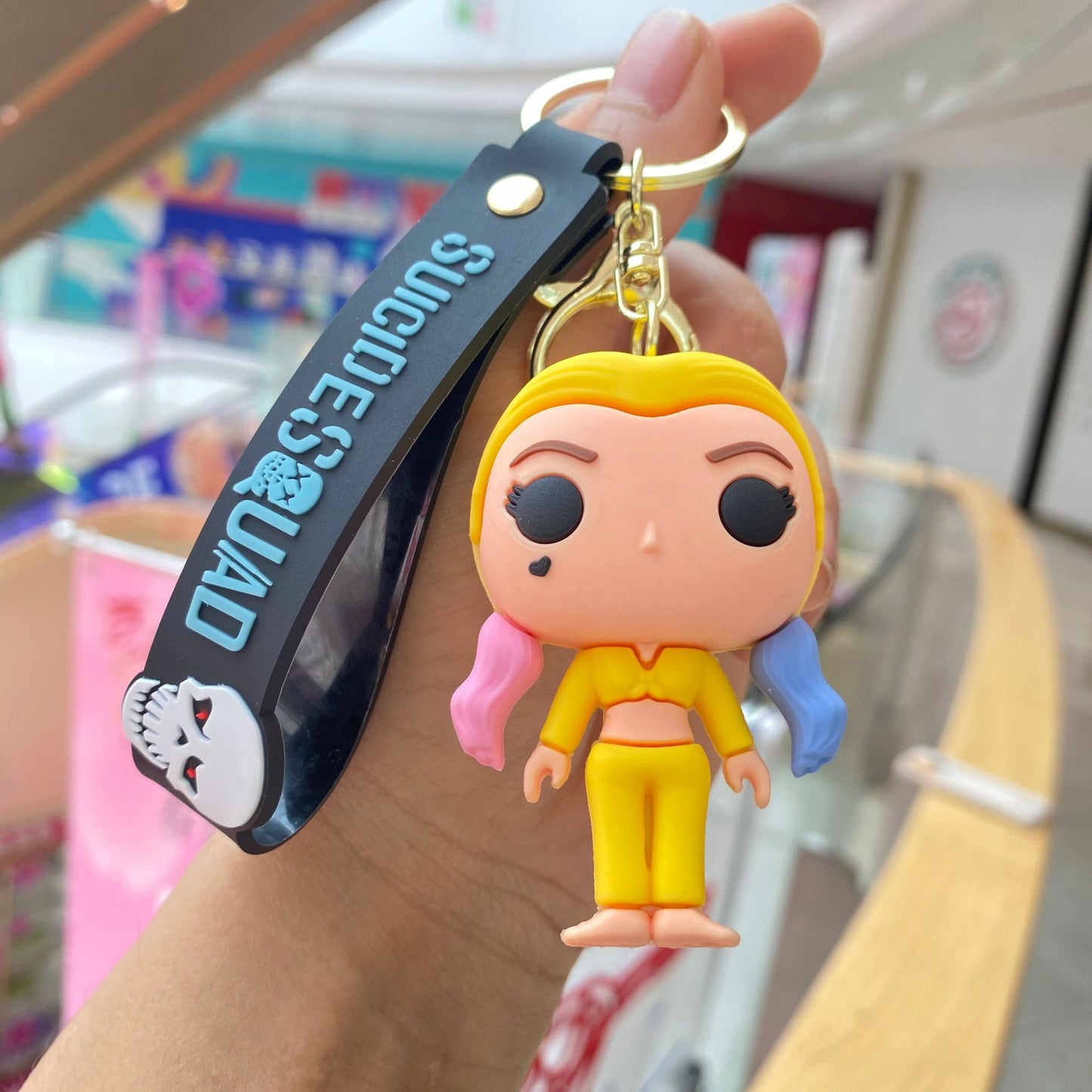 PVC cute cartoon suicide team keychain (Minimo de Compra 2) MIC-PengY006