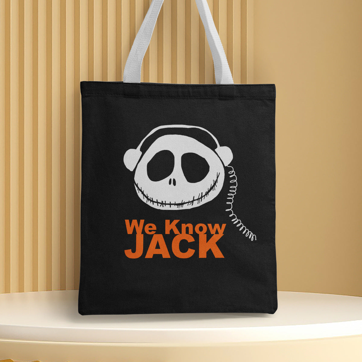 Polyester Halloween canvas shoulder bag (Minimo de Compra 2) MYA-QB010