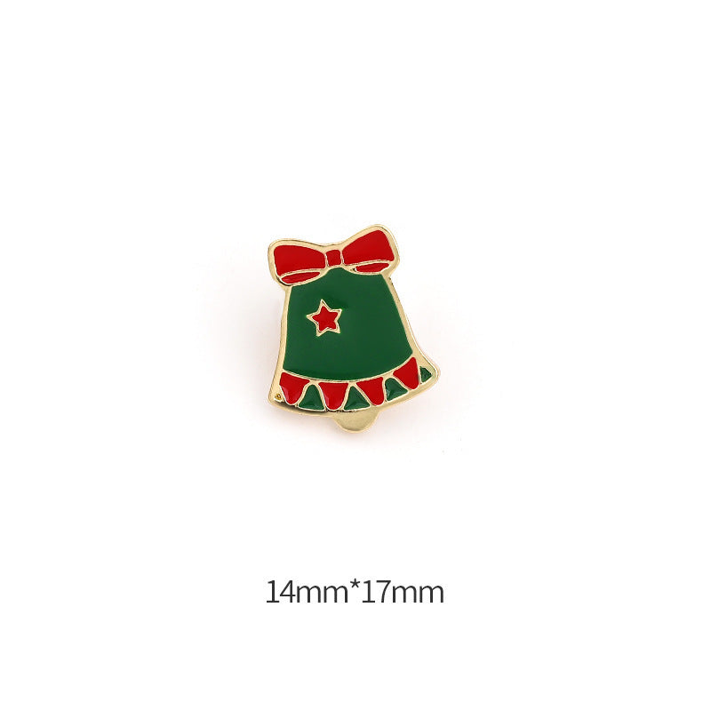 Alloy cute cartoon Santa Claus brooch (Minimo de Compra 2) MYA-WeiD001