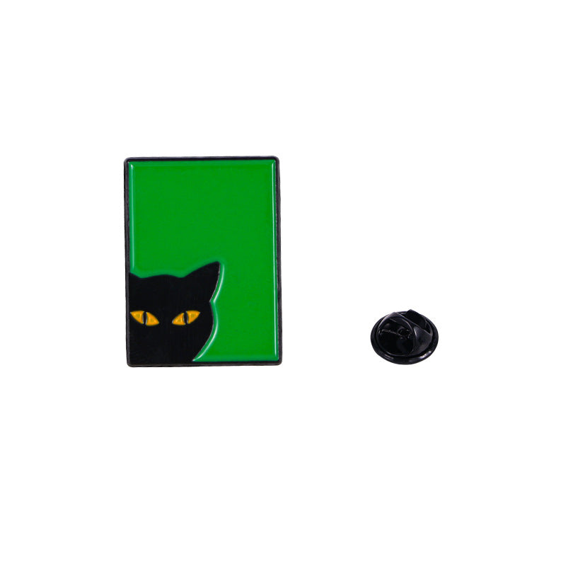 Alloy Halloween Cat Breast Pin (Minimo de Compra 5) MIC-YiN028