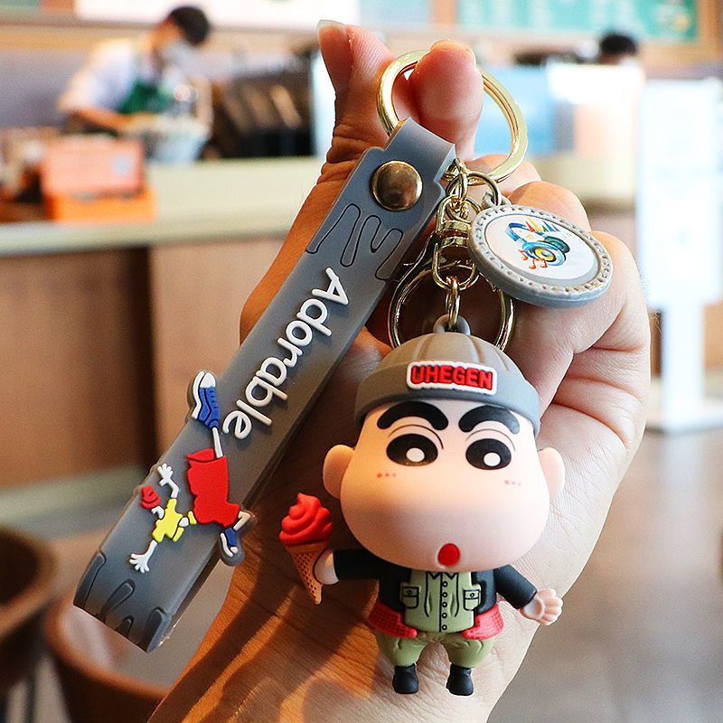 PVC cartoon doll keychain MIC-LanC005