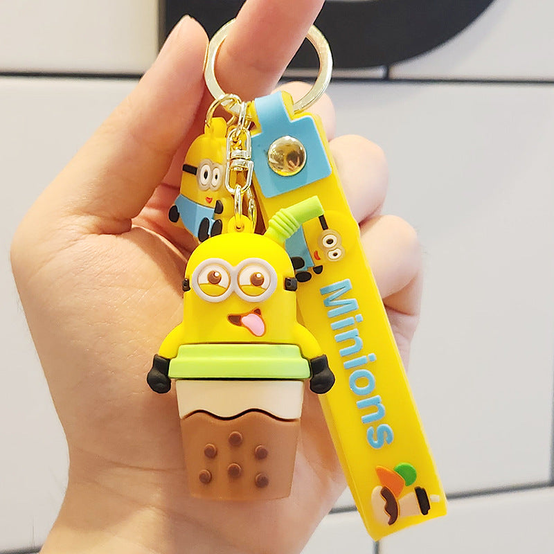 PVC New Style Little Yellow Person Keychain MIC-ZhuoJ006