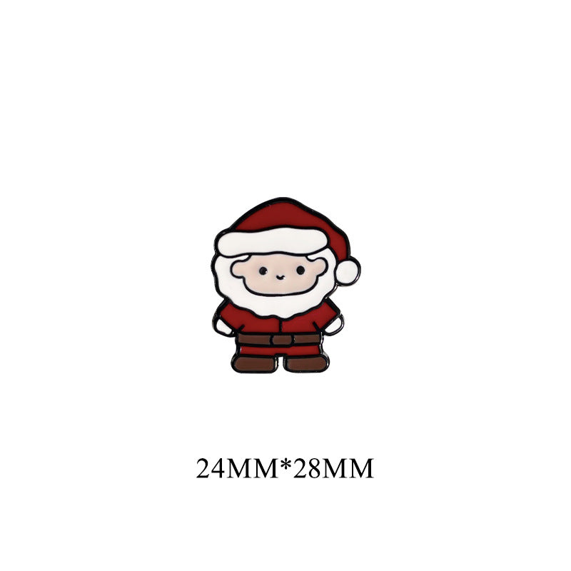 Alloy Santa Claus brooch (Minimo de compra 2) MIC-DongQ018