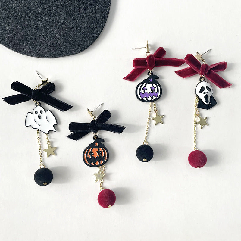 Alloy Halloween Funny Creative Earrings MIC-ABL026