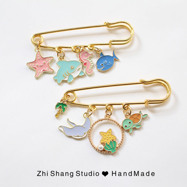 Alloy marine life brooch (Minimo de Compra 2) MIC-ShangS013