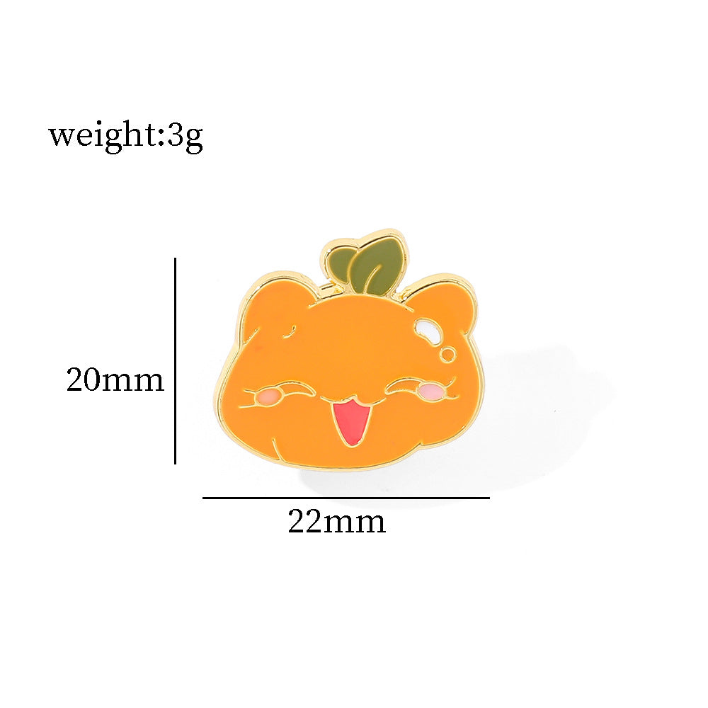 Alloy Halloween cartoon pumpkin brooch (Minimo de Compra 2) MIC-ShengY036