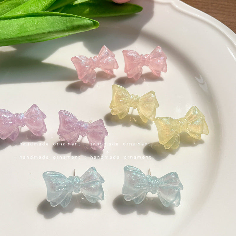 Resin bow ear clip (Minimo de Compra 2) MIC-TaoQ004