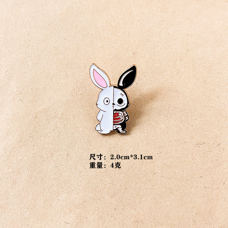 Alloy Halloween pumpkin cat brooch (Minimo de compra 2) MIC-DongQ024