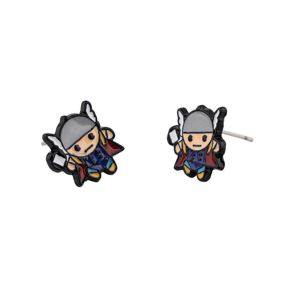 Alloy Adventure Treasure Earrings   (Minimo de Compra 5) MYA-KuB005