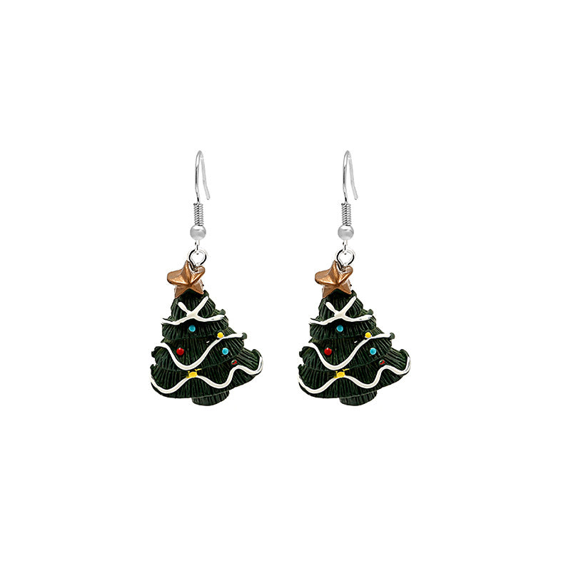 Alloy Christmas series earrings (Minimo de Compra 2) MIC-MDD078