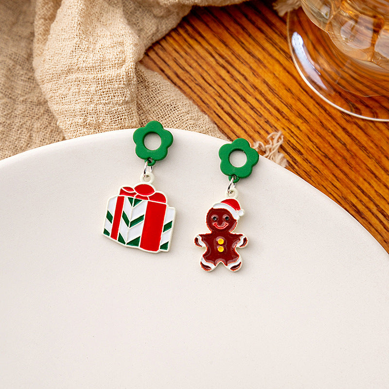 Alloy Christmas New Cartoon Earrings MYA-QingH010