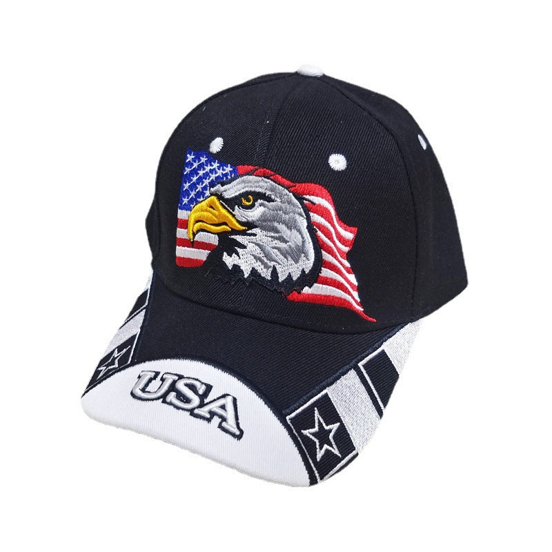 Cotton eagle embroidered Baseball cap (Minimo de compra 2)  MYA-BoD004