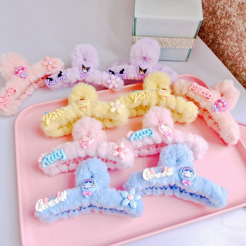 Resin cartoon cute hair clip (Minimo de compra 12) MYA-ZiZ011