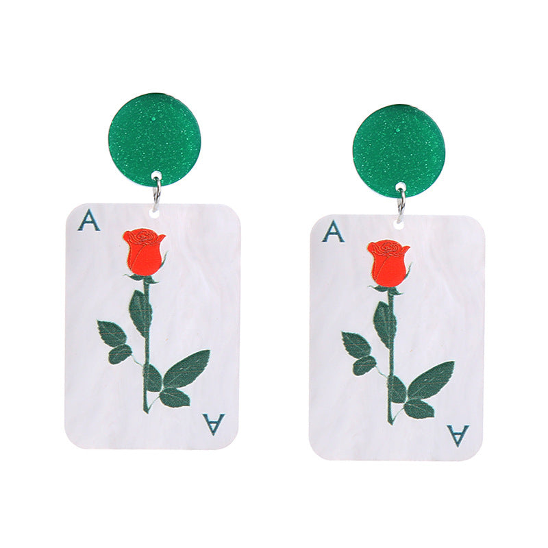 Acrylic New Love Earrings (Minimo de Compra 2) MIC-ChouT029