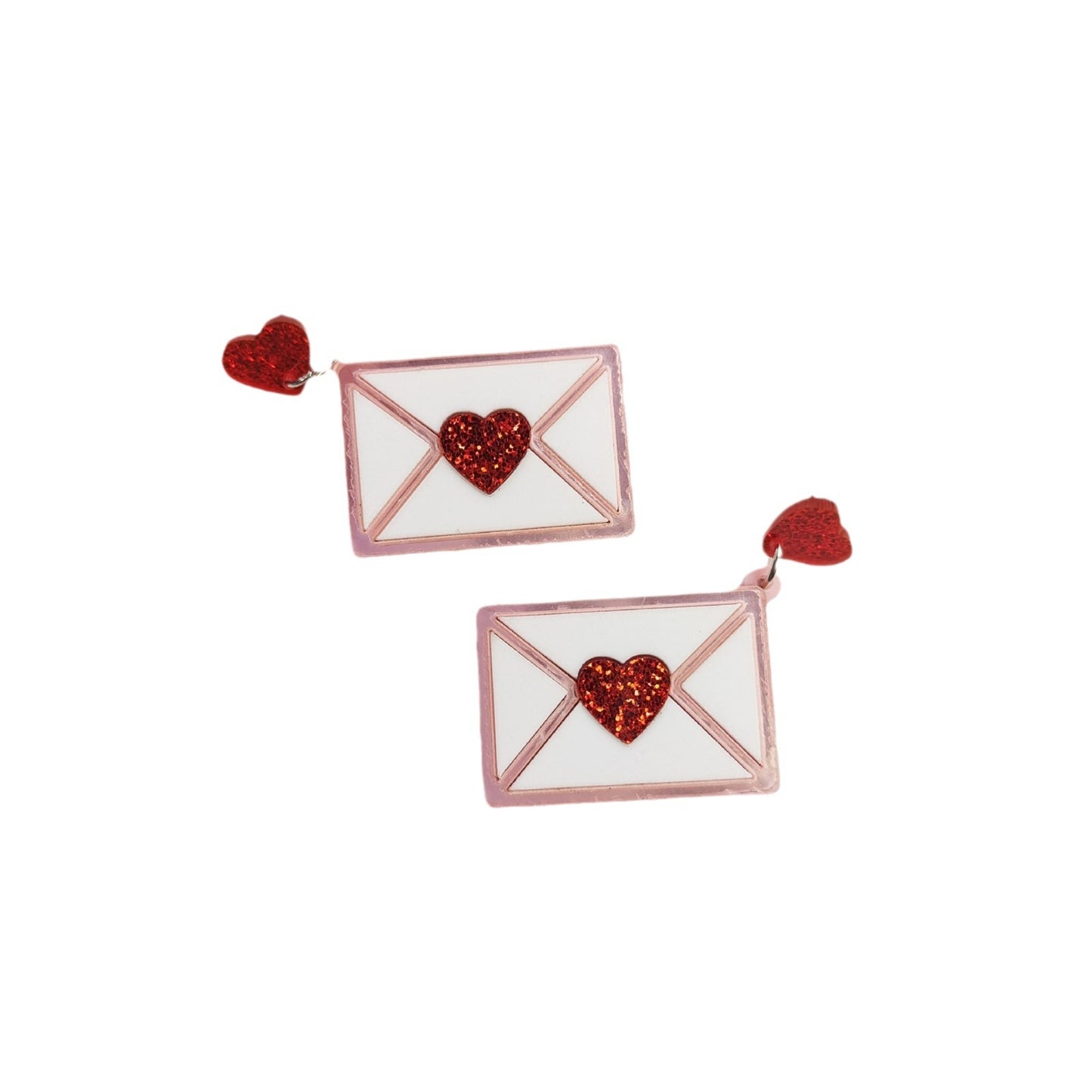 Alloy Love Letter Earrings MIC-JiaY024