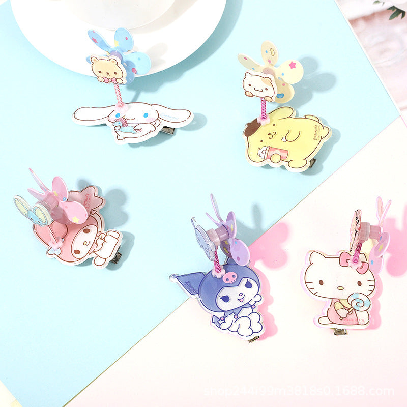 Silicone Cute and Cute Windmill Hairpin (Minimo de compra 10)  MYA-LangK006