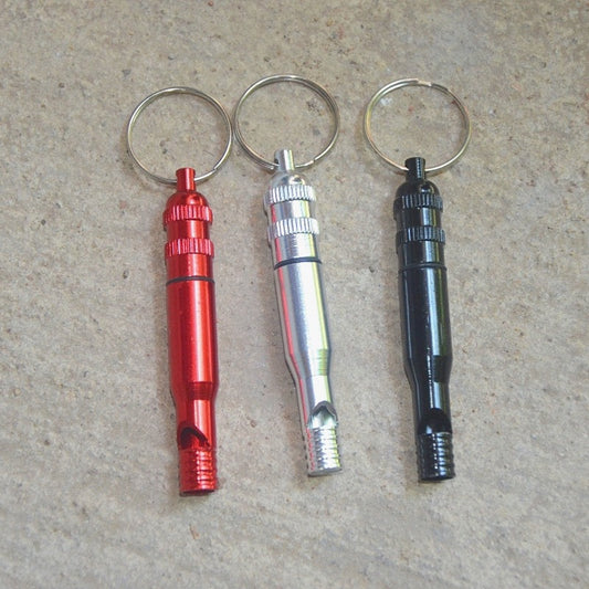 Aluminum Alloy Multifunction Emergency Whistle Pill Bottle KaBiao002