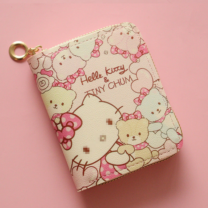 PU printed cartoon cute zero wallet (Minimo de compra 3) MYA-JiaL004