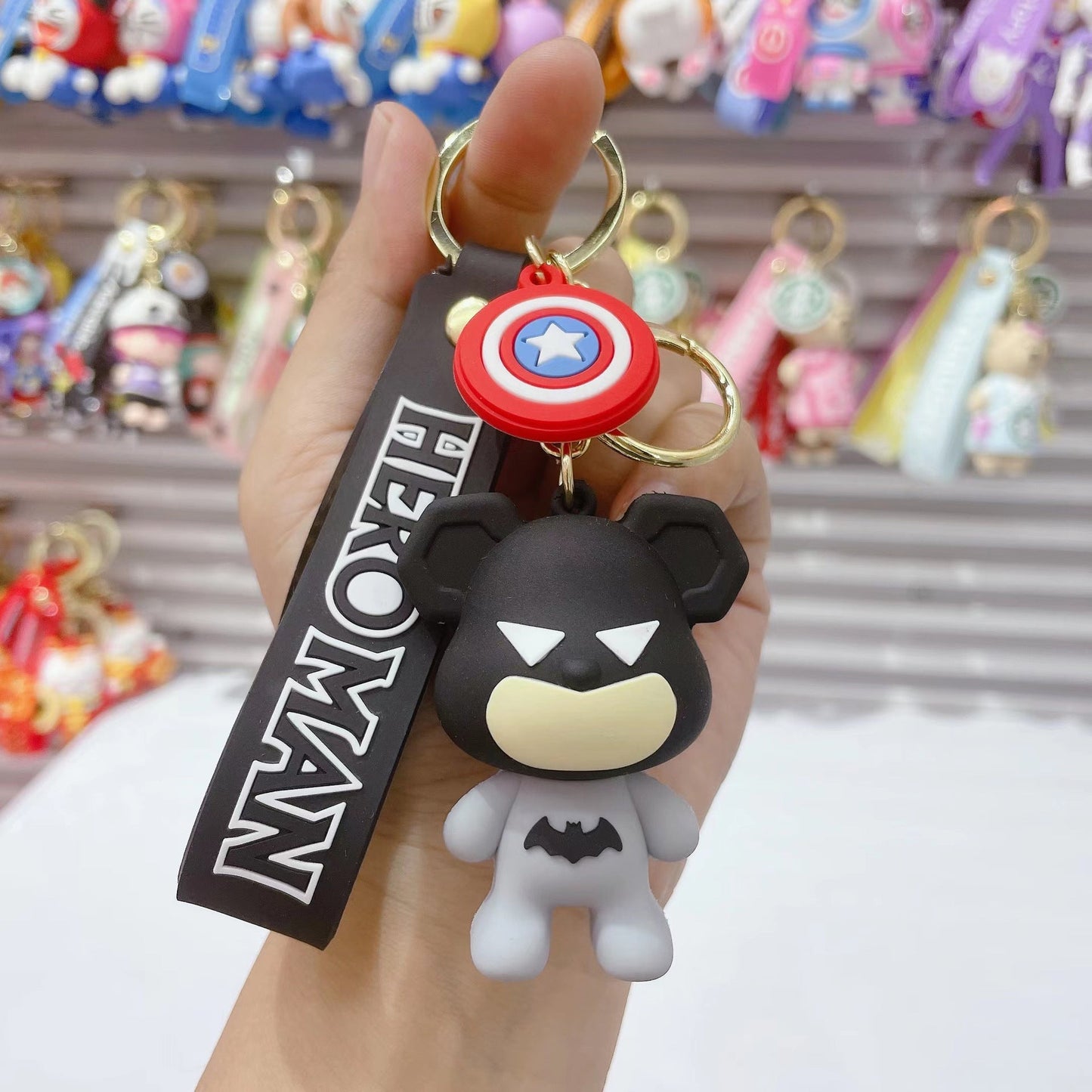 PVC new violence bear cartoon keychain (Minimo de compra 2）MIC-JuS011