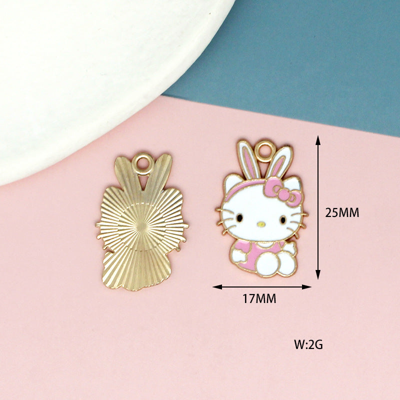 Alloy cartoon small animal pendant (Minimo de Compra 10) MIC-JingX012