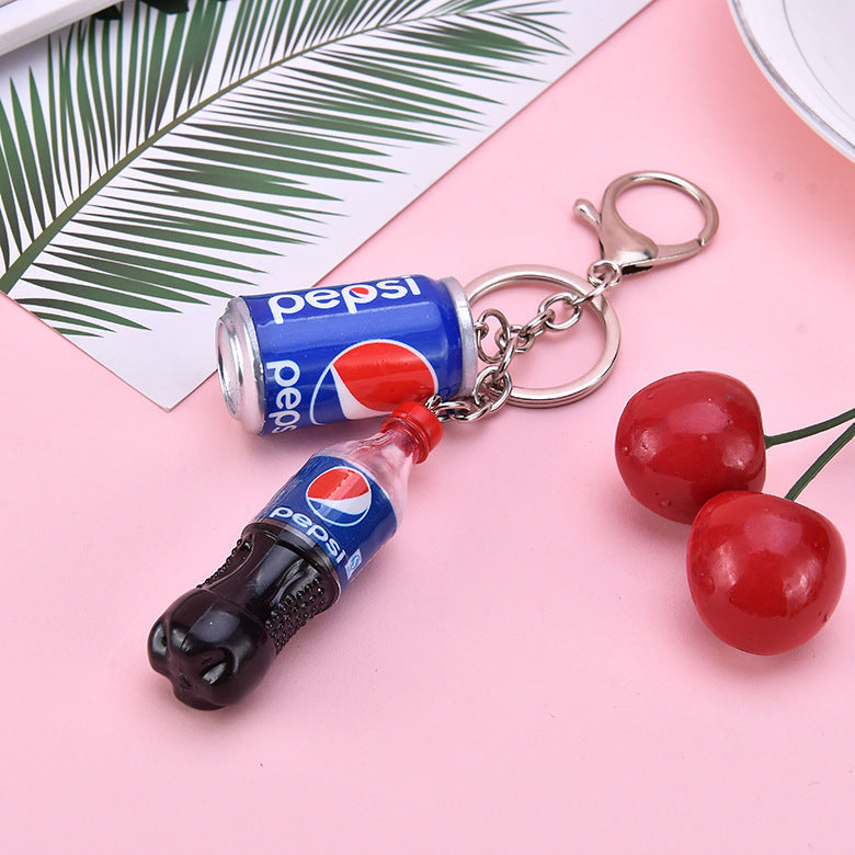 Keychains For Backpacks PVC Cola Bottle Keychain Minimo de compra 2 MIC-YY029