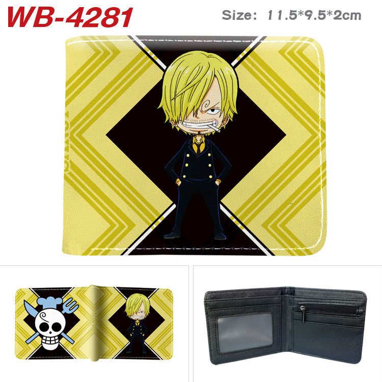 Cartoon pu leather half fold two fold character wallet MIC-ManC004