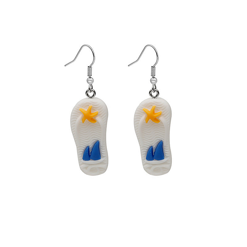 Alloy animal fried egg earrings MIC-MDD007