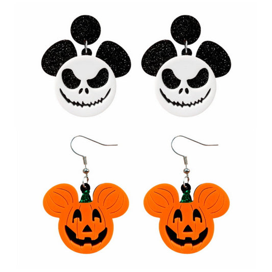 Acrylic Terror Ghost Earrings MIC-XueP125