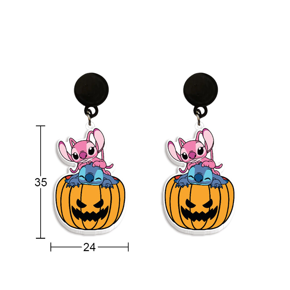 Alloy cartoon cute earrings (Minimo de Compra 2) MYA-ZhaoH001