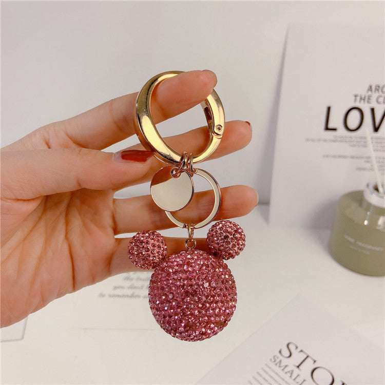 Diamond cartoon doll key chain  （Minimo de compra 2） MYA-LianX002