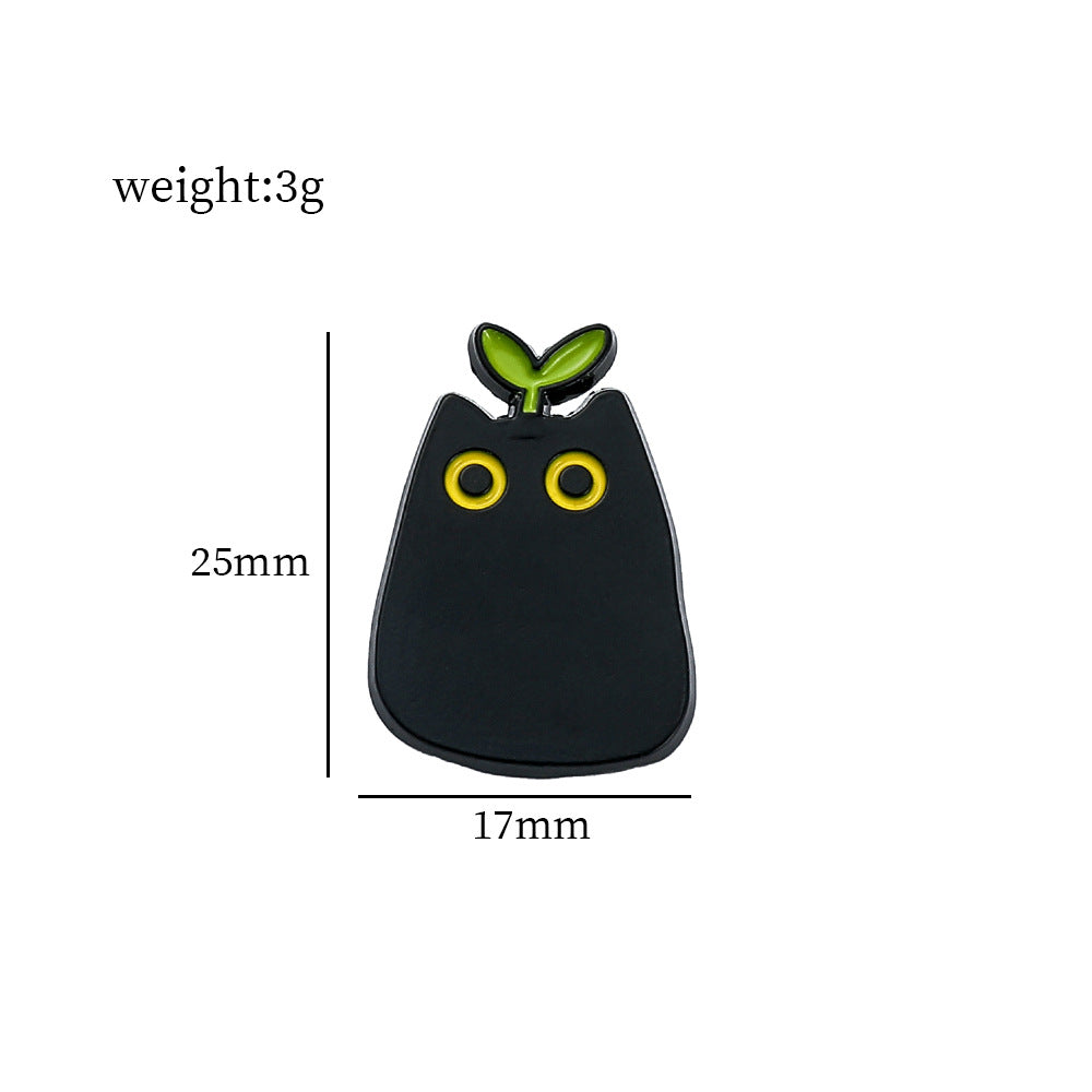 Alloy black cat brooch (Minimo de Compra 10) MIC-ShengY009