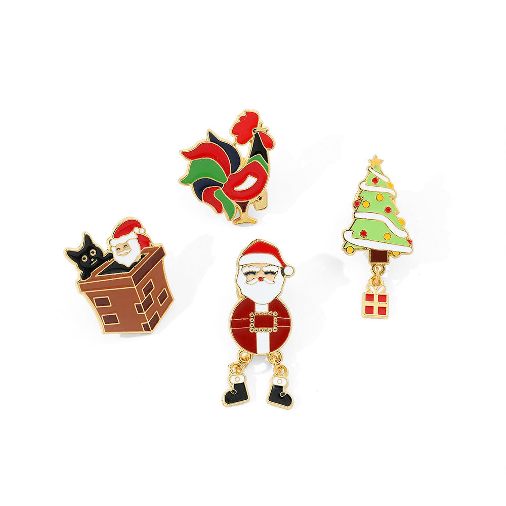 Alloy Christmas creative brooch (Minimo de Compra 2) MYA-HaoY008