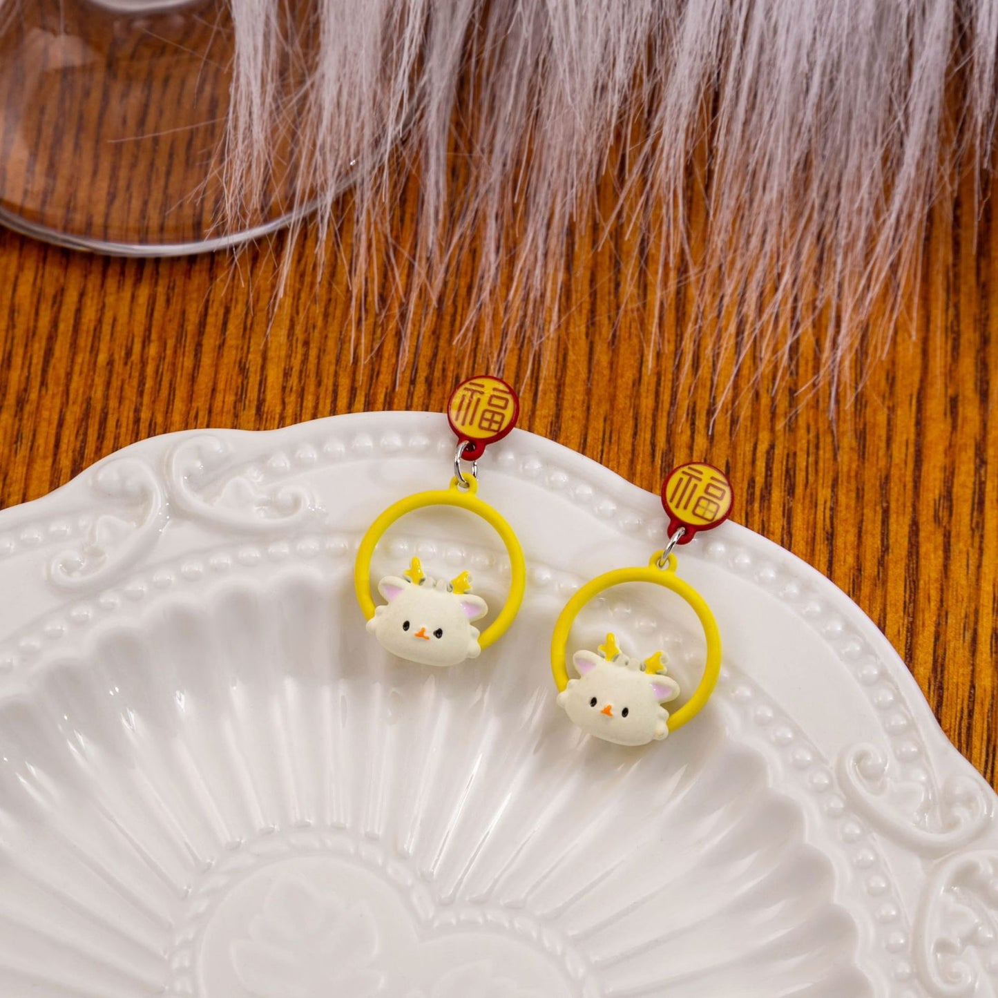 Alloy Love Cloud Earrings MIC-MDD112