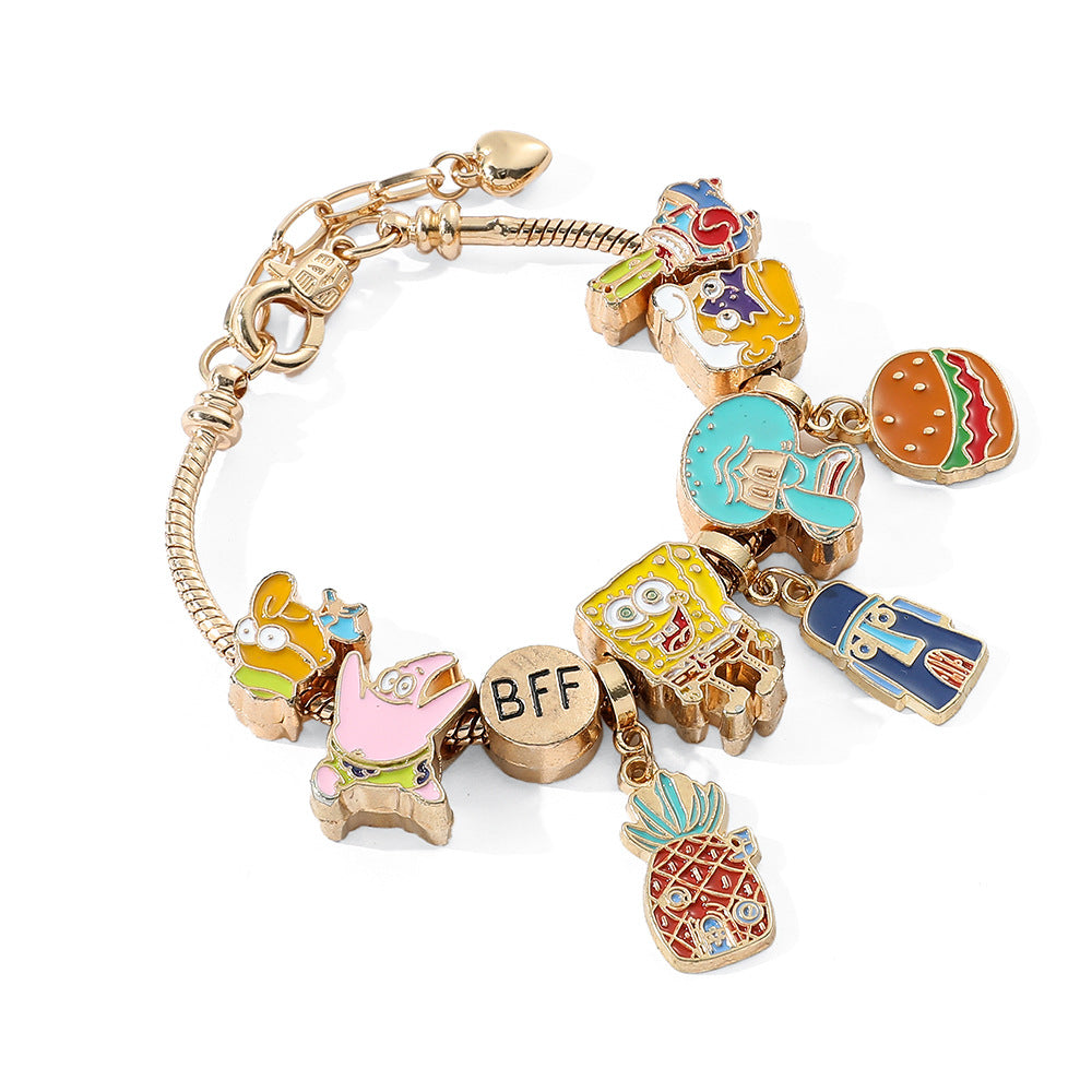 Alloy cartoon bracelet (Minimo de Compra 5) MIC-ZhuoX026