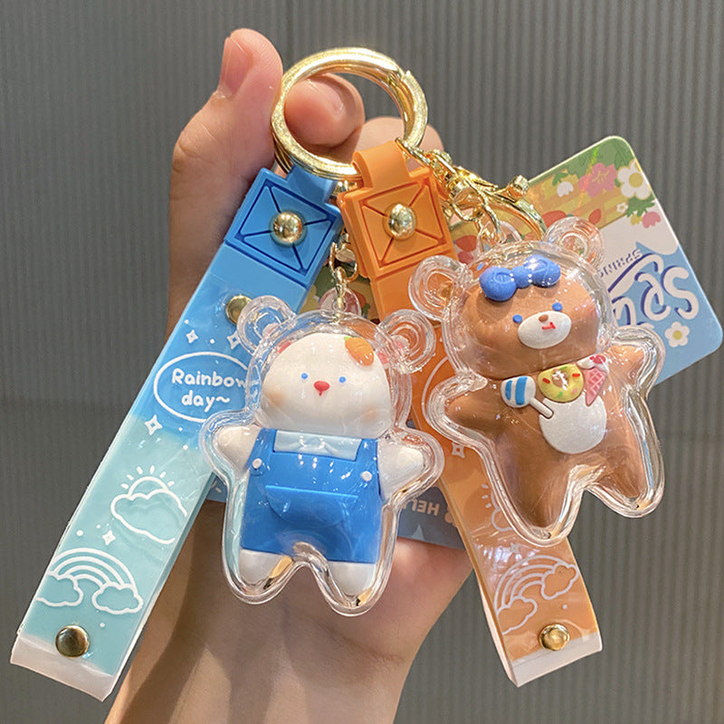 PVC cartoon bear Keychain Minimo de compra 2 MIC-LingY005