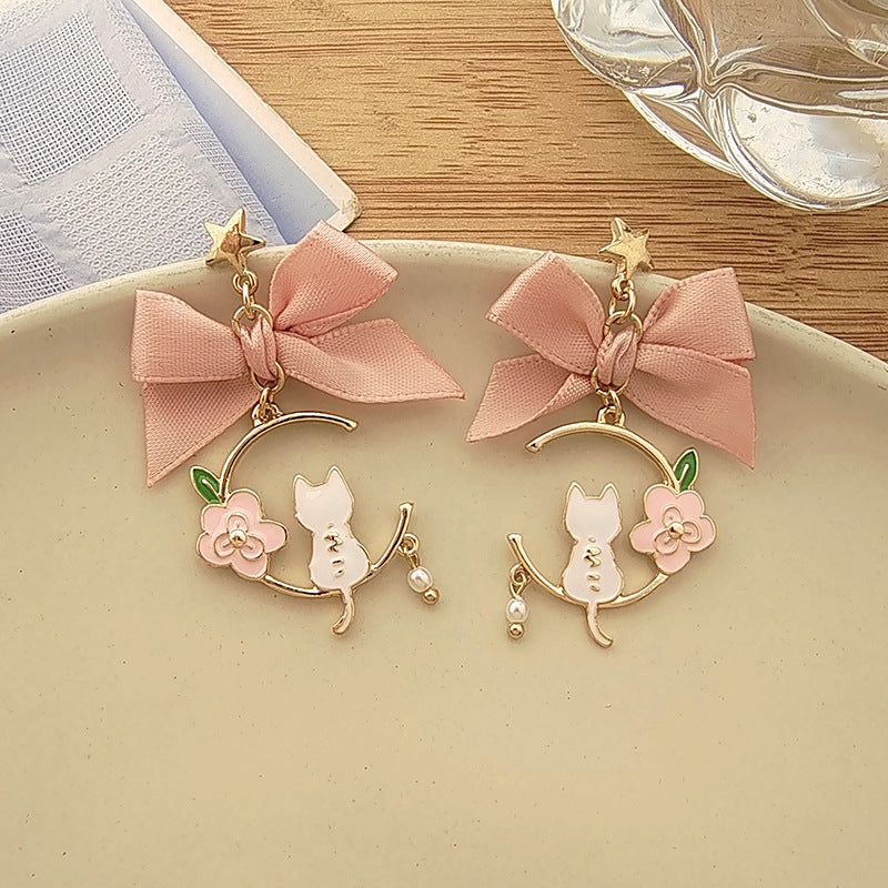 Alloy animal flower earrings MYA-BLD026