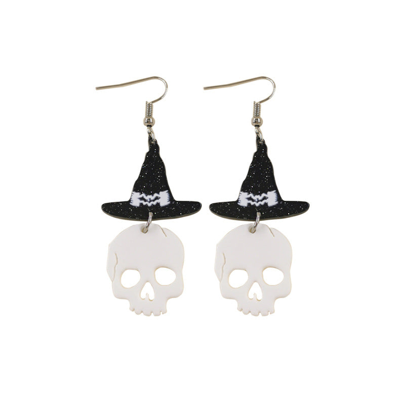 Acrylic Wizard Hat Earstuds (Minimo de compra 2) MIC-QinM004