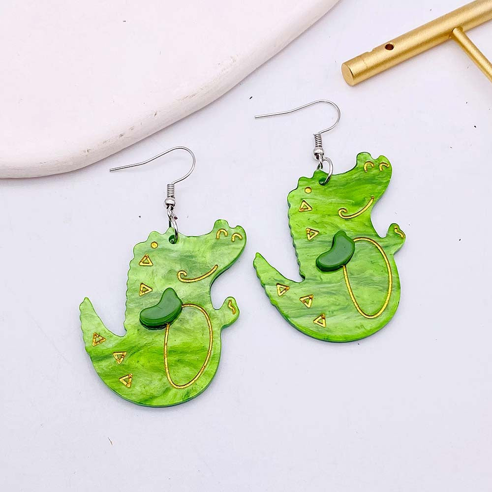 Acrylic Flower Earrings (Minimo de Compra 2) MIC-ChenY028