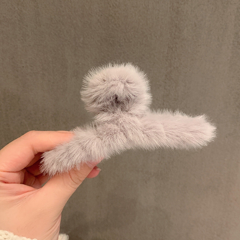 Plush cartoon cute hair clip (Minimo de compra 2) MIC-MiaoD002