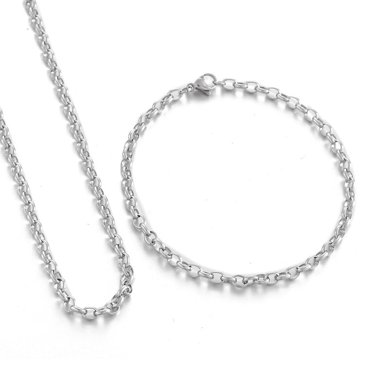 Necklaces Stainless Steel O Chain KaL007