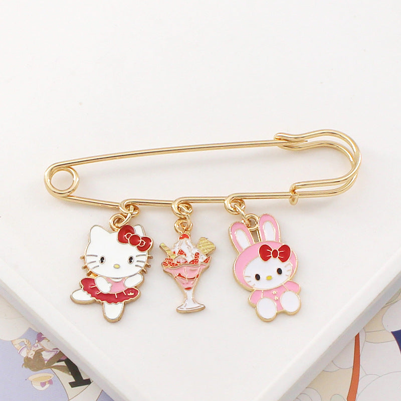 Alloy cartoon animal brooch (Minimo de compra 2) MIC-LiY015