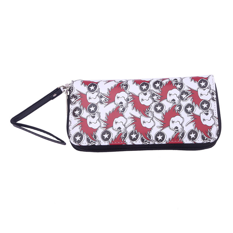 PU Funny Skull Wallet MYA-MaoM003