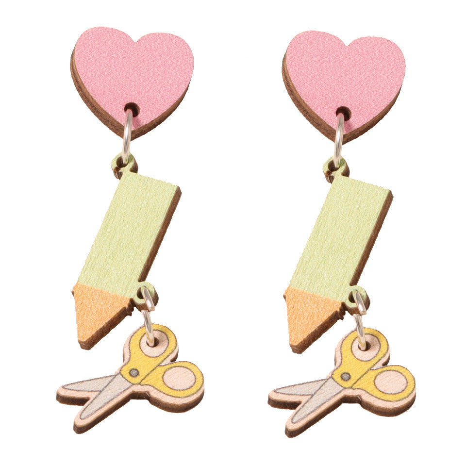 Alloy Fashion Personalized Versatile Earrings (Minimo de compra 2) MIC-YueL003