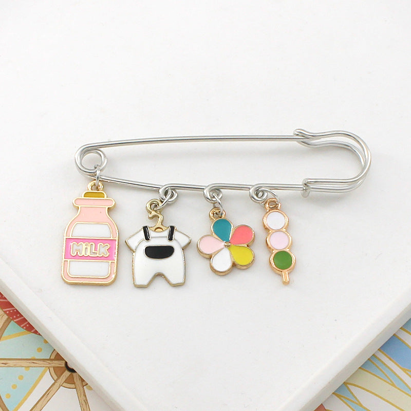 Alloy cartoon animal brooch (Minimo de compra 2) MIC-LiY005