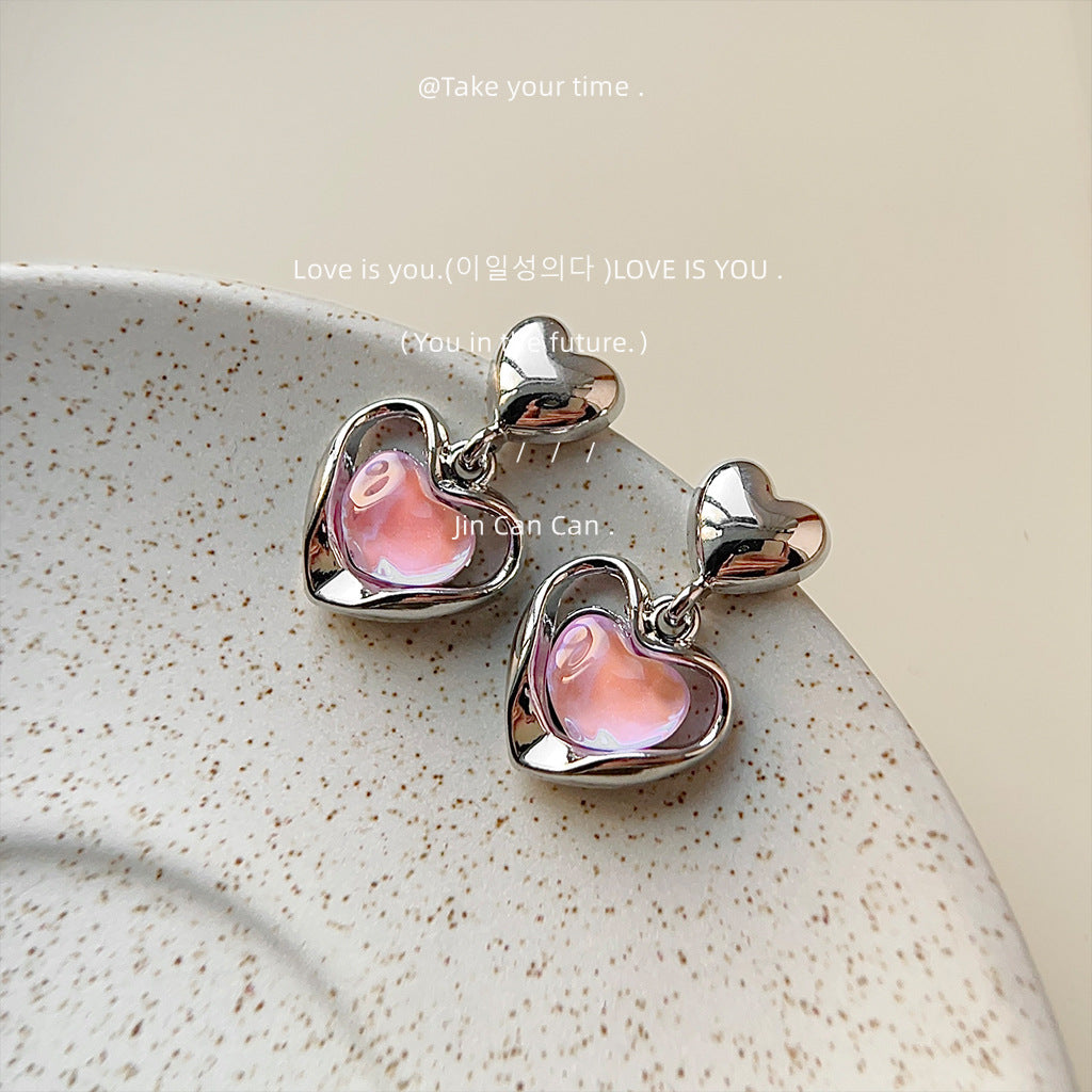 Alloy Illusionary Love Earrings MYA-LiangM009