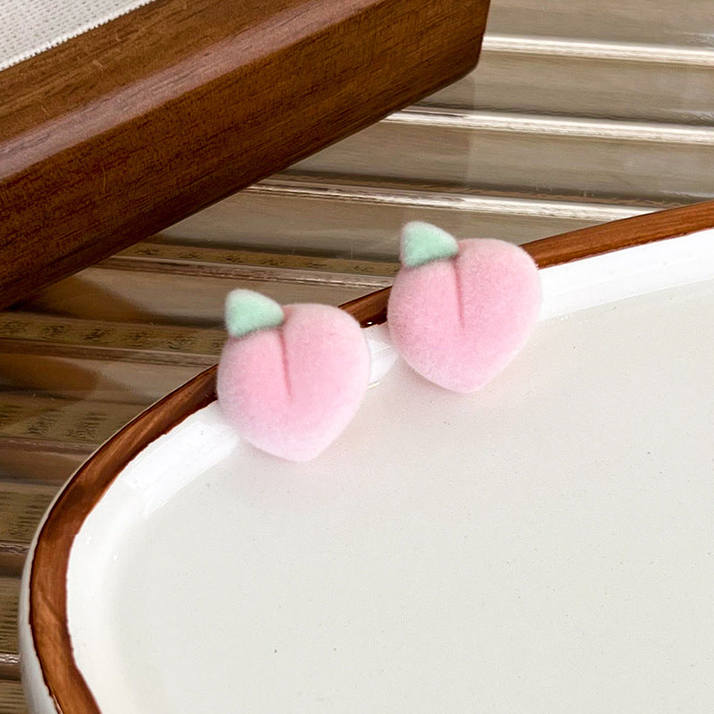 Alloy Sweet Plucked Fruit Earrings MIC-MiS021