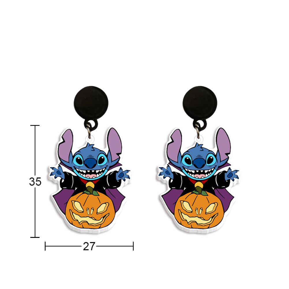 Alloy cartoon cute earrings (Minimo de Compra 2) MYA-ZhaoH001