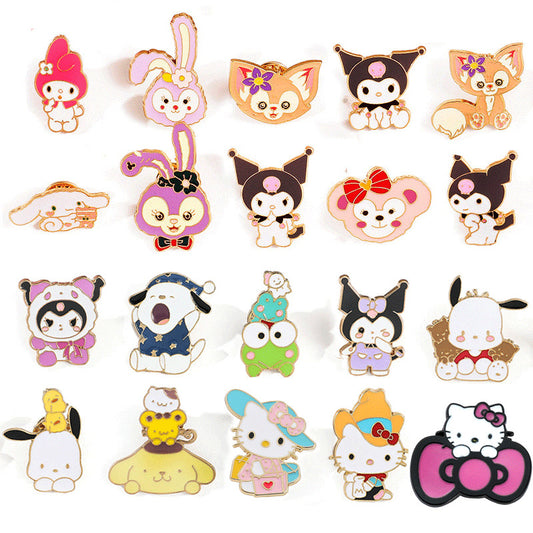 Alloy cartoon cute brooch (Minimo de compra 2) MIC-ZhuoL013