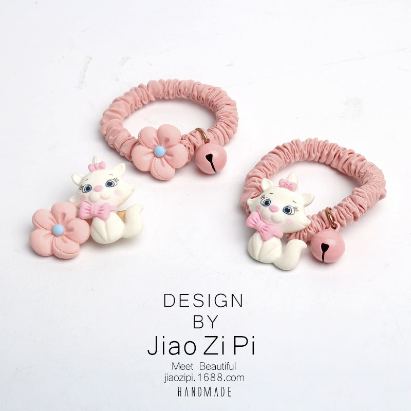 Resin cute Mary cat hair rope (Minimo de Compra 2) MIC-JZP023